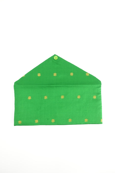 Emerald Green Silk Gift Envelope