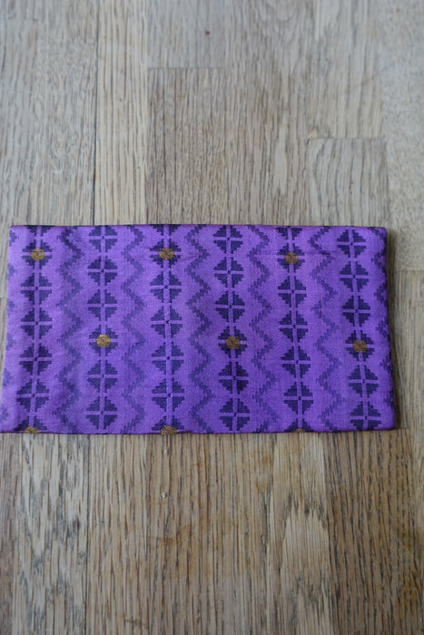 Purple Silk Gift Envelope