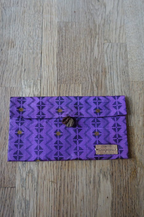 Purple Silk Gift Envelope