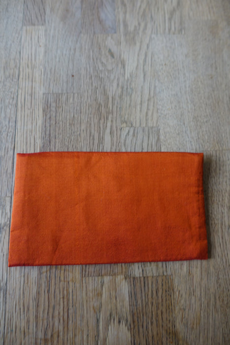 Orange Silk Gift Envelope