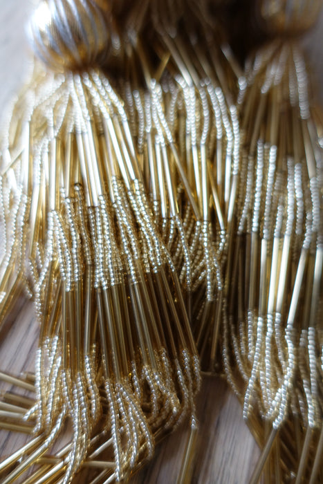 Long Gold Tassel Latkans - New