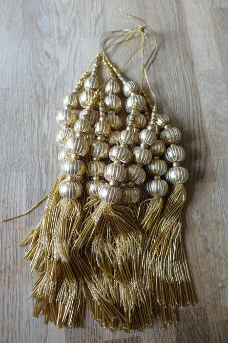 Long Gold Tassel Latkans - New