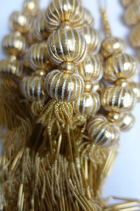 Long Gold Tassel Latkans - New