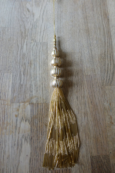 Long Gold Tassel Latkans - New