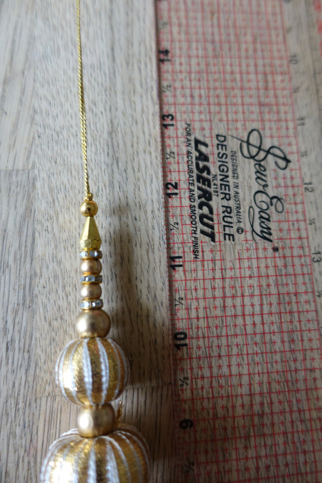 Long Gold Tassel Latkans - New