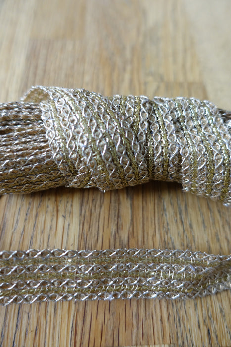 Gold Woven  Braid - 5 Metres