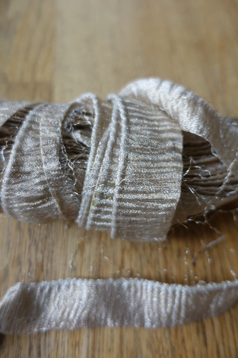 Gold Crushed Organza Braid - 7 Metres