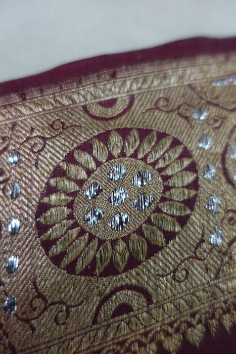 Plum Vintage Sari - Preloved