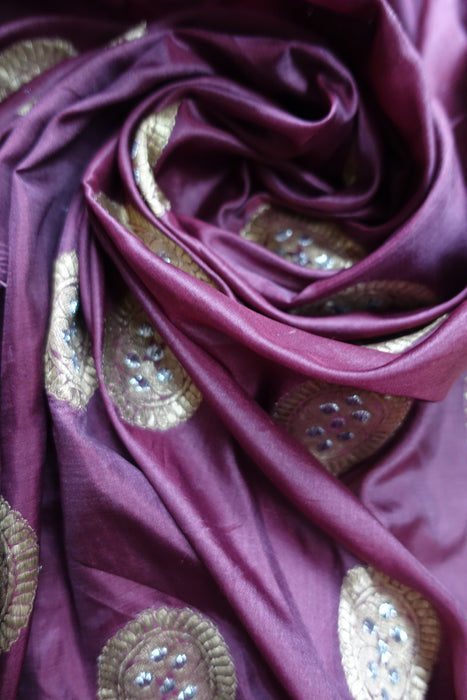 Plum Vintage Sari - Preloved