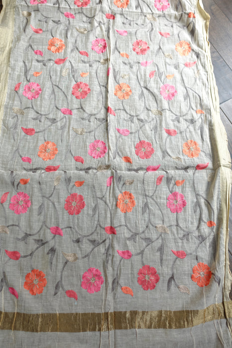 Sand Embroidered Dupatta - New