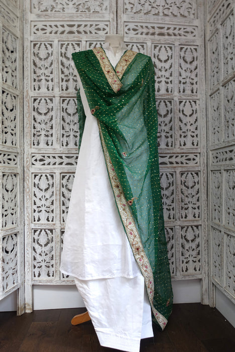 Green Vintage Dupatta - New