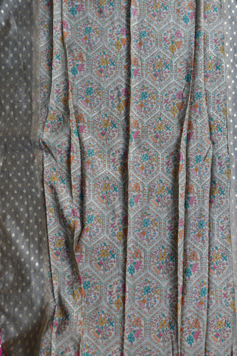 Cream Cotton Silk Dupatta - New