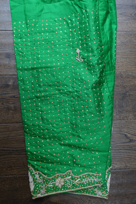 Emerald green vintage salwar kameez - UK 16/EU 42 - Preloved