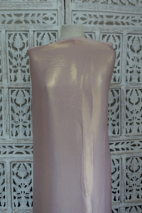 Shimmering Pink Silky Fabric - New