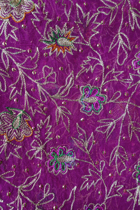 Blue And Magenta Vintage Unstitched - New