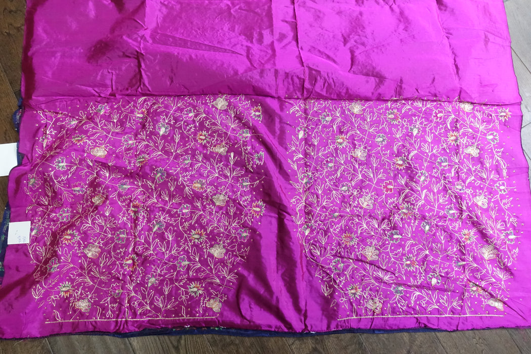 Blue And Magenta Vintage Unstitched - New