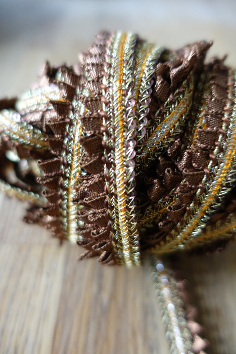 Bronze Zig Zag Braid - 6-7 Metres