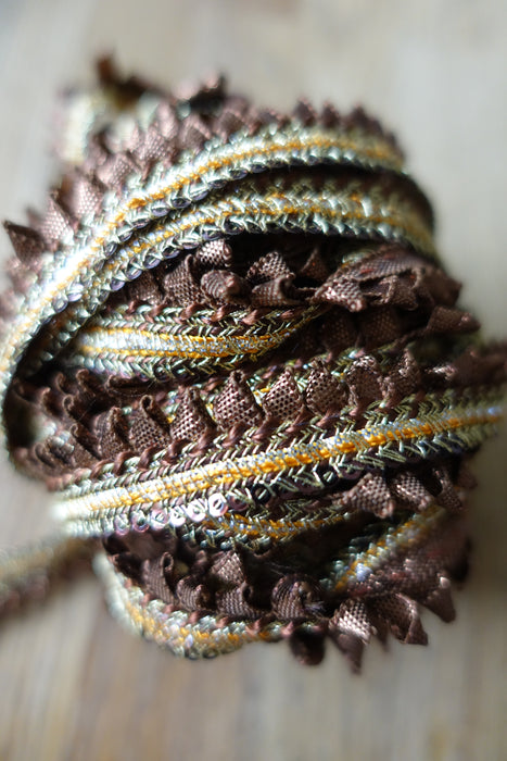 Bronze Zig Zag Braid - 6-7 Metres
